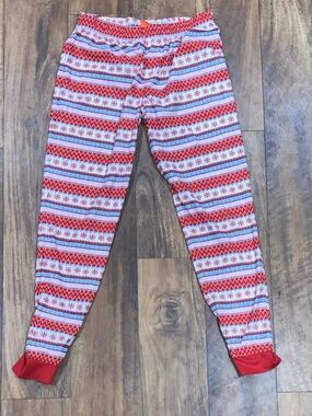 Joe Fresh Girls Pajama Pants Red White Holiday Theme 10-12 Sku 020
